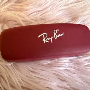 Ray-Ban Burgundy Eyeglass Case